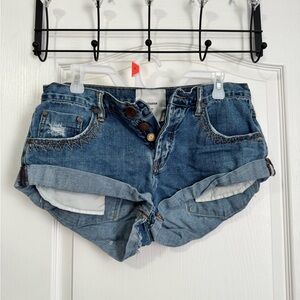 One Teaspoon Bandit Jean Shorts